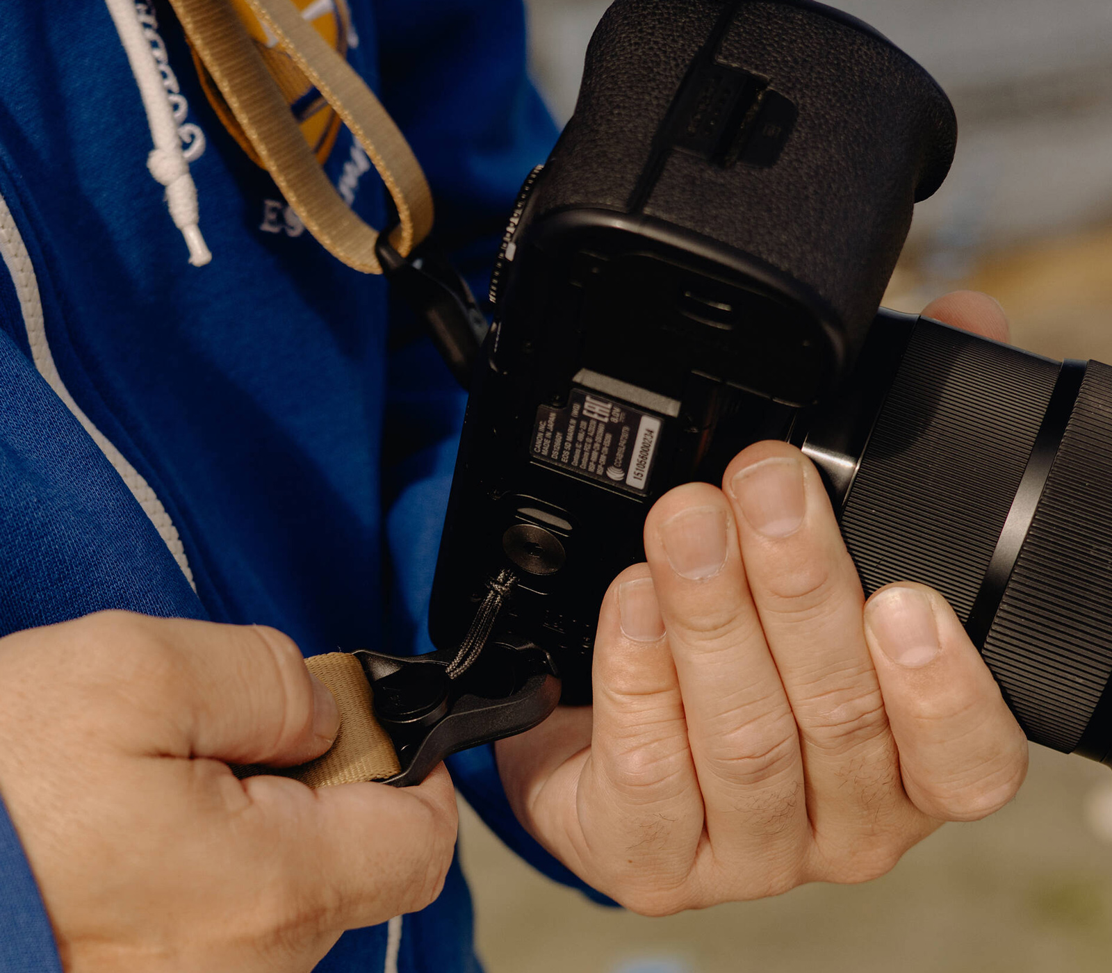 Ремень Peak Design Camera Strap Slide Lite, коричневый (Coyote) (уцененный)