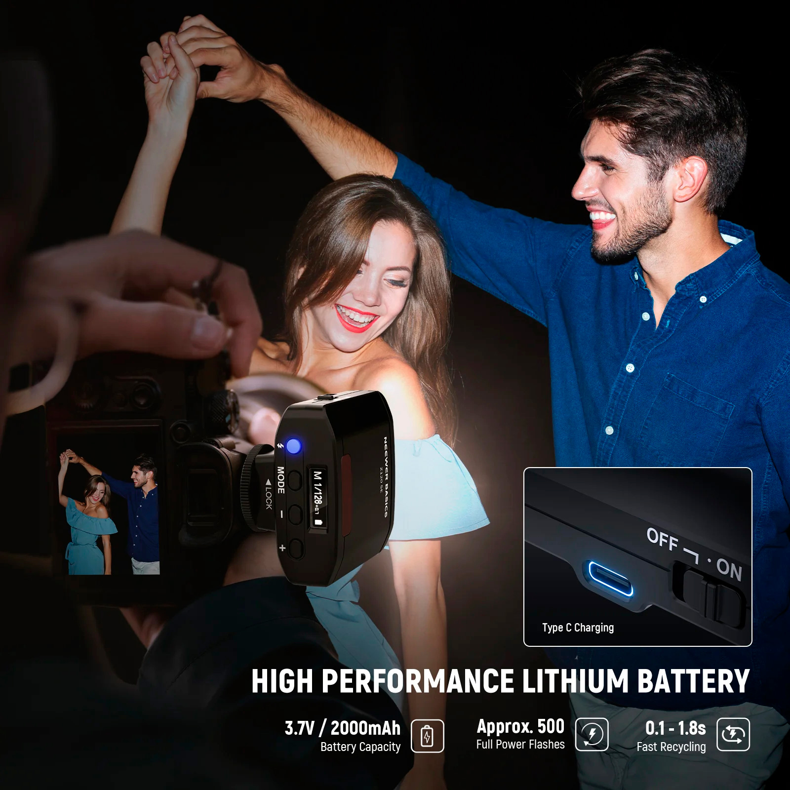 Фотовспышка Neewer Z120 SE Flash Light, универсальная