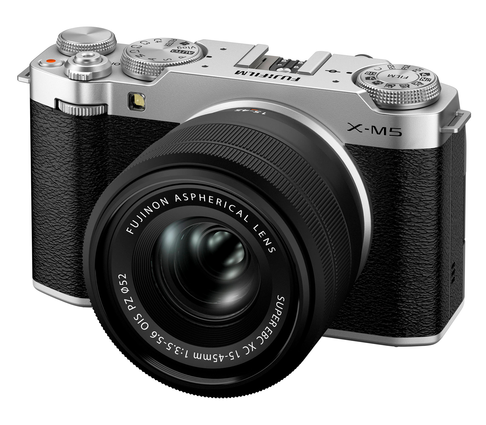 Беззеркальный фотоаппарат Fujifilm X-M5 Kit XC 15-45mm, серебристый