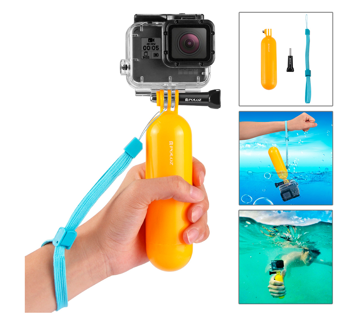 Комплект аксессуаров Puluz PKT31 Accessories Combo Kit 20 в 1, в кейсе