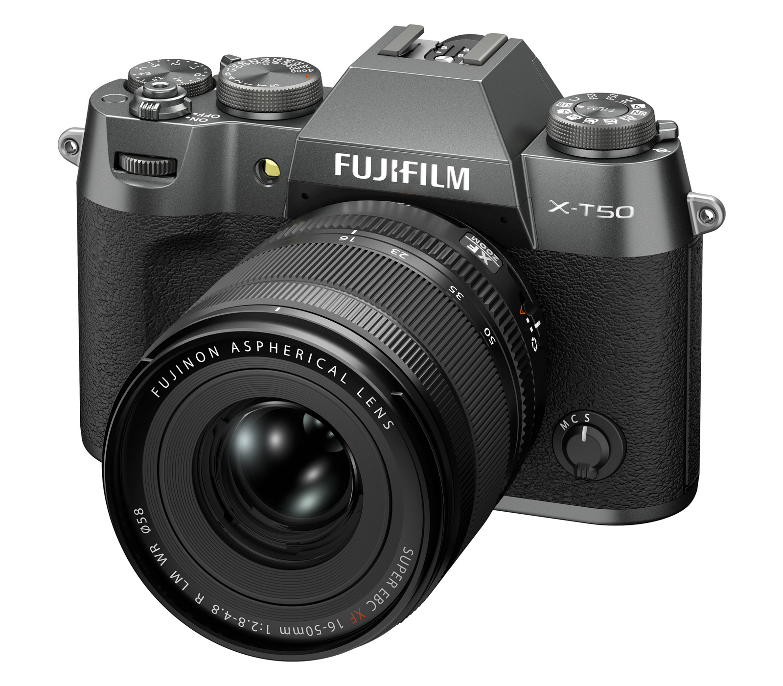 Беззеркальный фотоаппарат Fujifilm X-T50 Kit XF 16-50mm f/2.8-4.8, угольно-серебристый