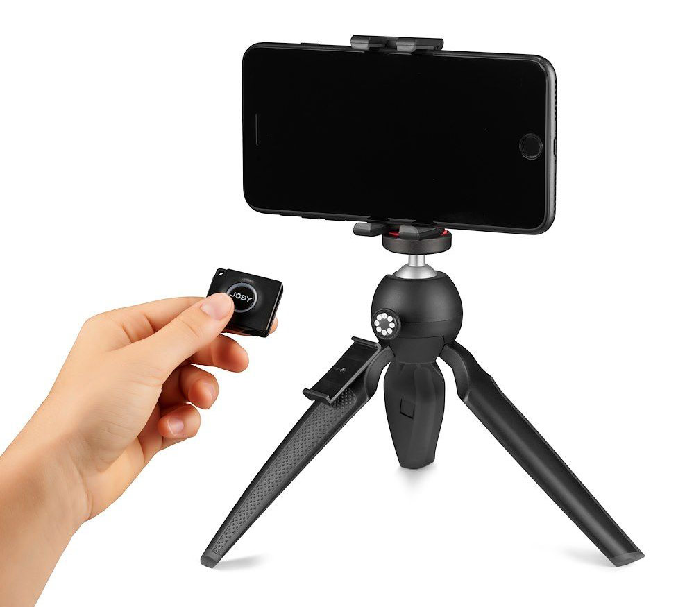 Мини-штатив JOBY HandyPod Mobile Plus, с Bluetooth пультом, черный (уцененный)