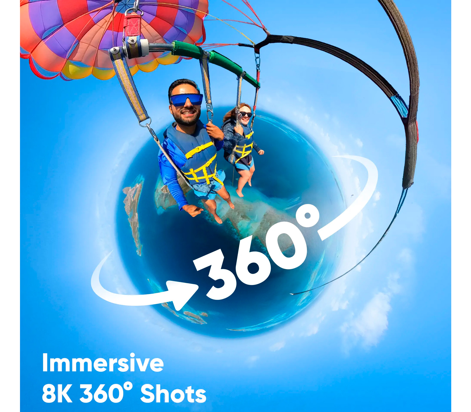 Панорамная камера Insta360 X4, 8K 360°
