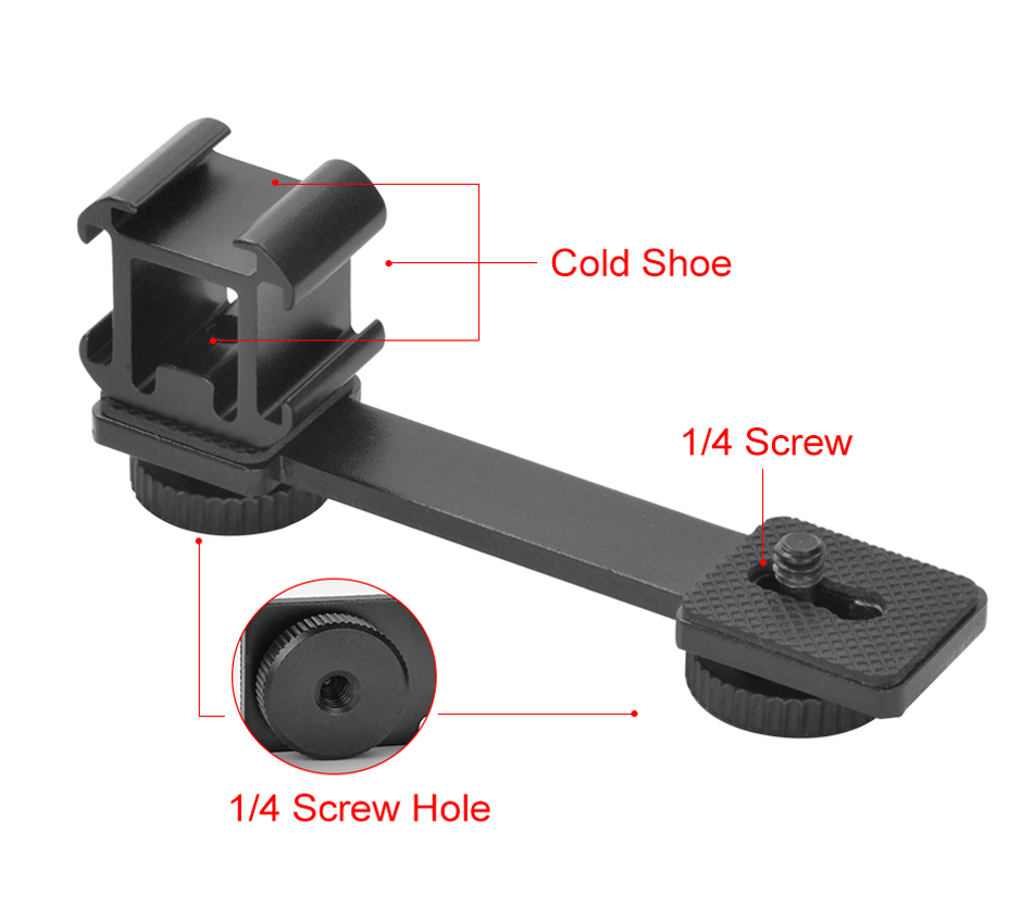 Кронштейн Kingma VL004 с переходником на 3 холодных башмака