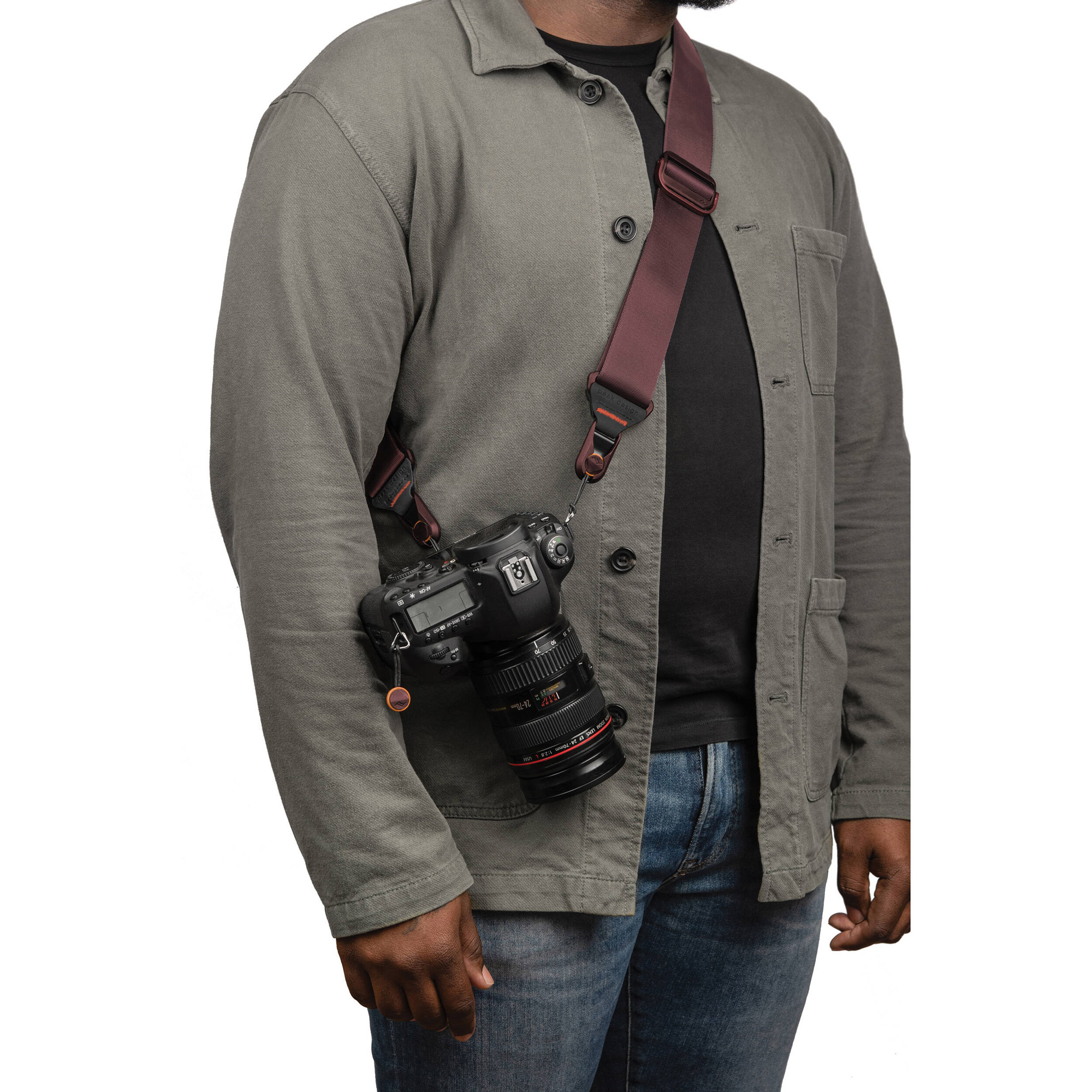 Ремень Peak Design Camera Strap Slide Eclipse, бордо