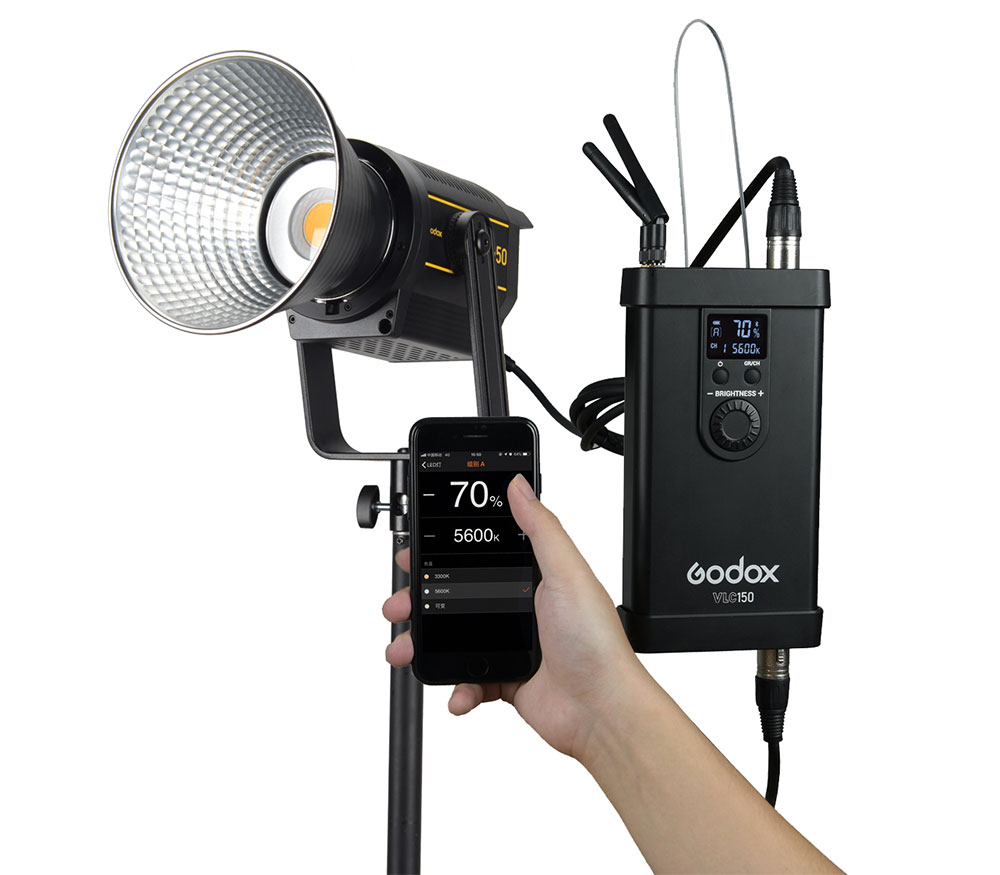 Осветитель Godox VL150, 150 Вт, 5600К, светодиодный, без пульта