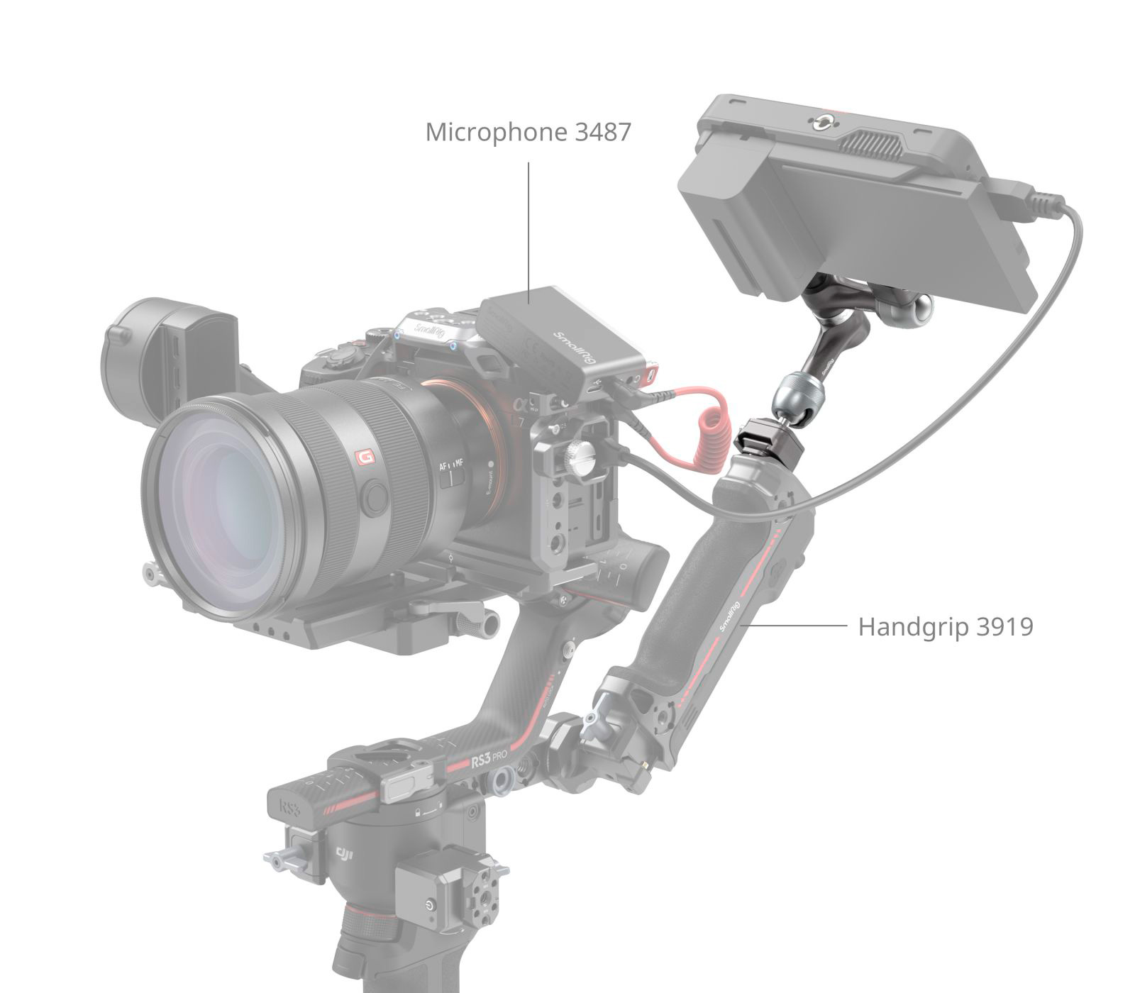 Держатель SmallRig 4490 HawkLock H21 Magic Arm 7"