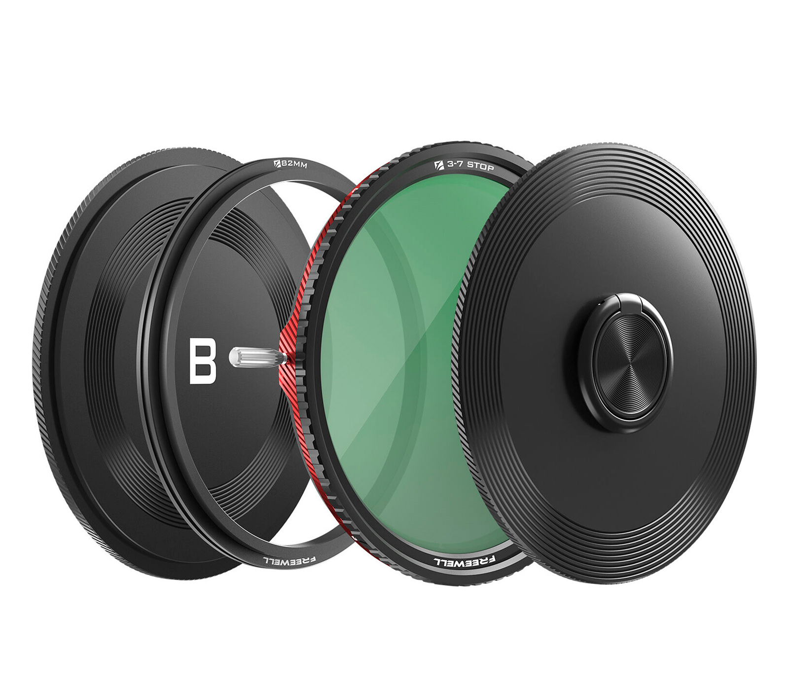 Светофильтр Freewell V2 Magnetic Hybrid VND/CPL 3-7 Stops, 82mm