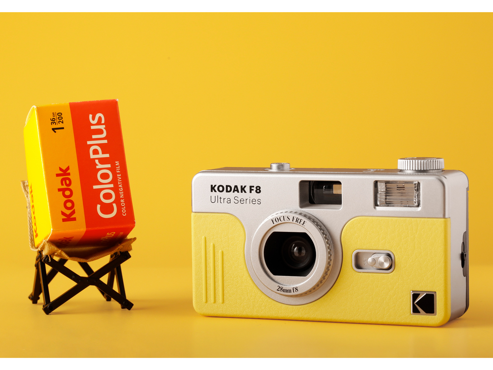 Плёночный фотоаппарат Kodak Ultra F8 Film Camera Light Yellow