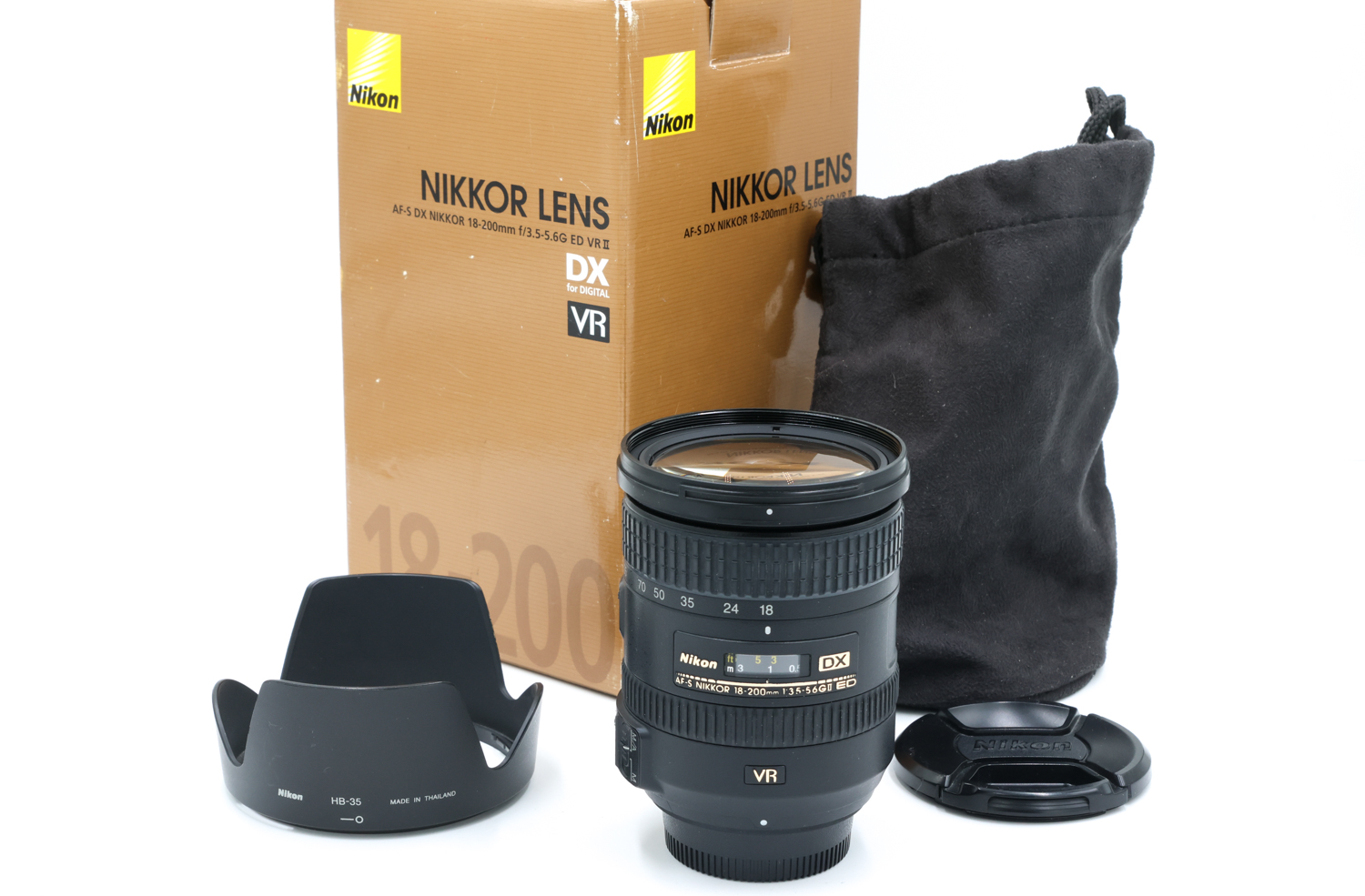 Объектив Nikon 18-200mm f/3.5-5.6G ED AF-S VR II DX (состояние 5) (б/у)