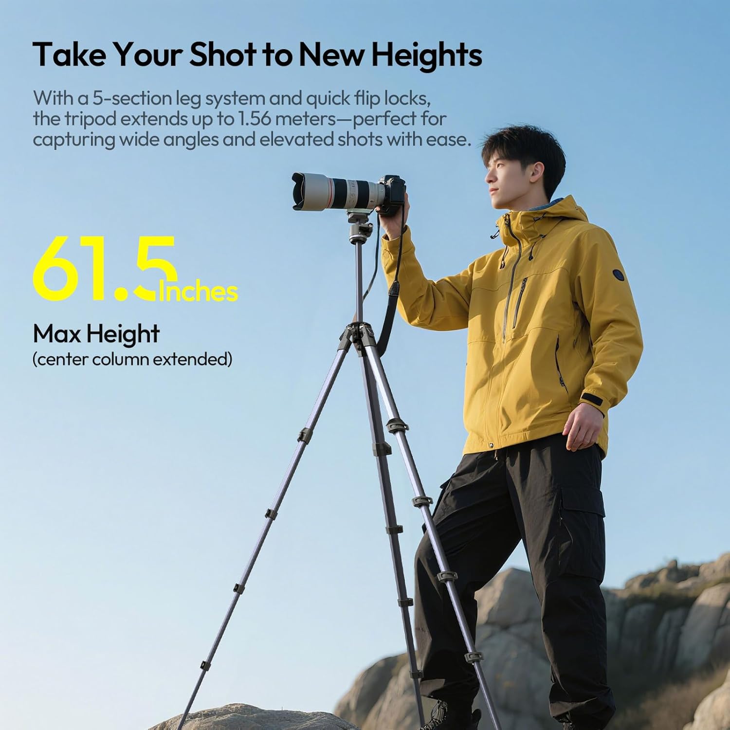 Штатив Ulanzi OMBRA II YING Tripod Black, черный (T156)