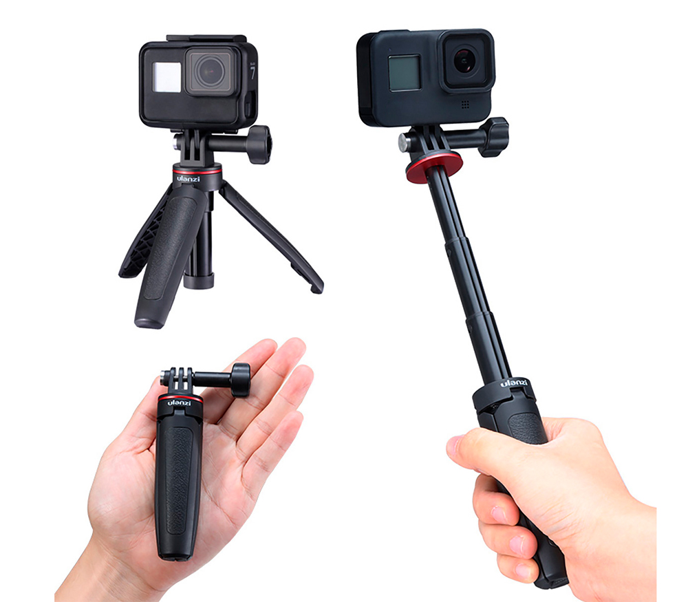 Мини-штатив Ulanzi MT-09 Mini Portable, телескопический, для экшн-камер