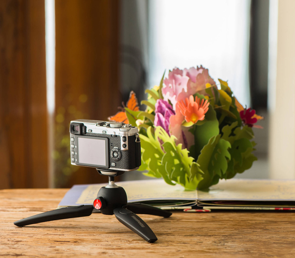 Штатив Manfrotto Pixi Evo настольный, красный