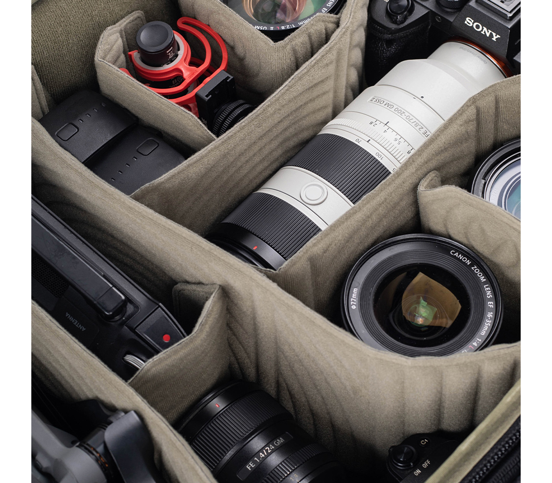 Рюкзак PGYTECH OnePro Flex 40L + Camera Insert M, цвет Space Black