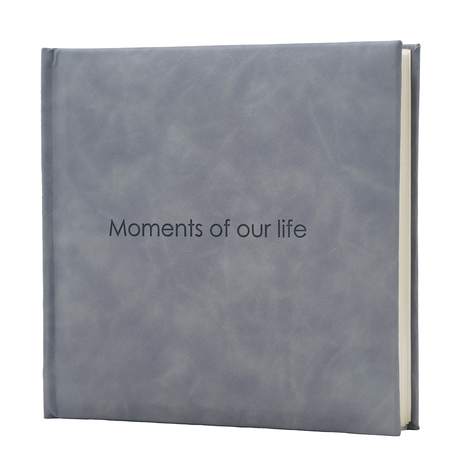 Фотоальбом Fotografia 10x15 см 200 фото, книжный переплет, серый, FA-EBBM200 - 869