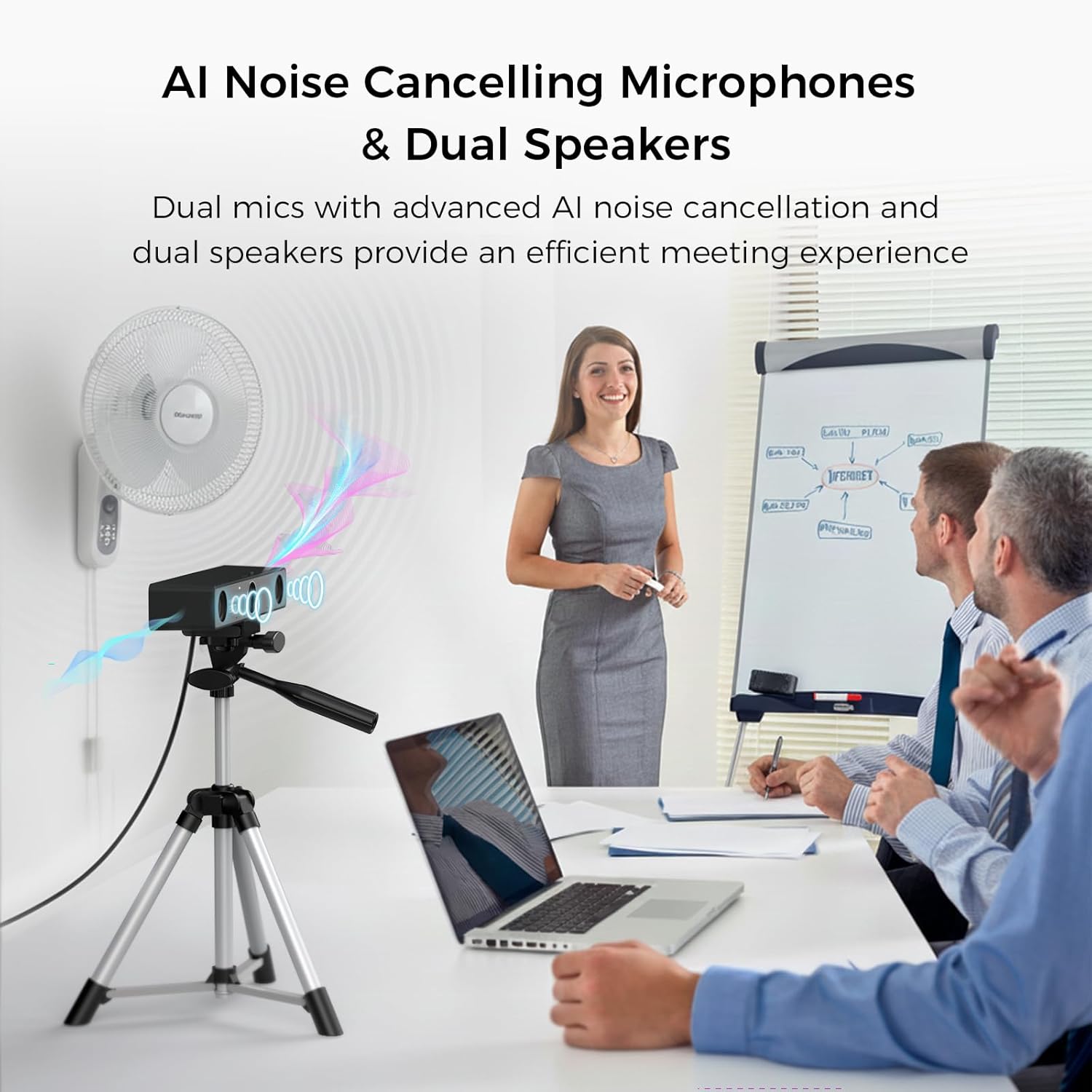 4K веб-камера Nearity V30S, для конференций, 120°, ИИ отслеживание