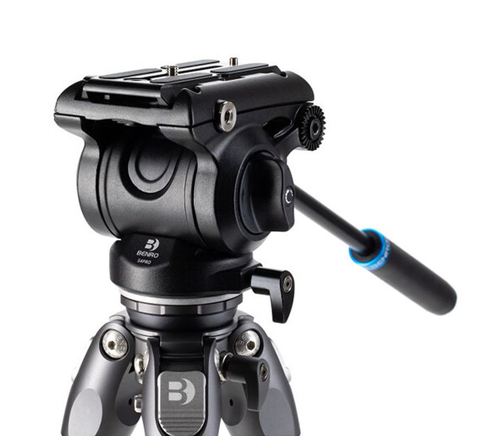 Штатив Benro Tortoise TTOR24 с видеоголовой S4Pro, цанговые замки, карбон