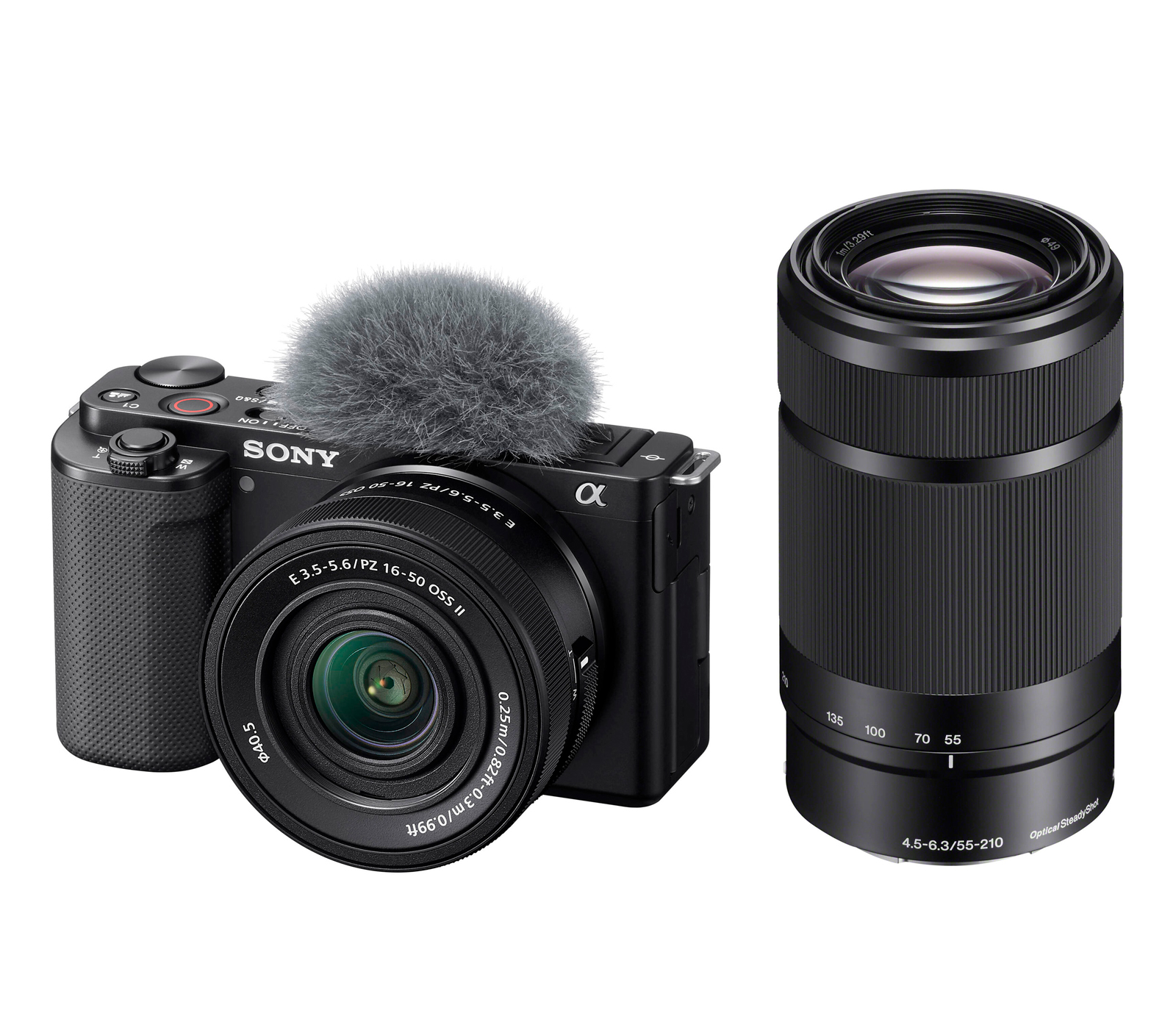 Беззеркальный фотоаппарат Sony ZV-E10 II Kit 16-50mm + 55-210mm, черный