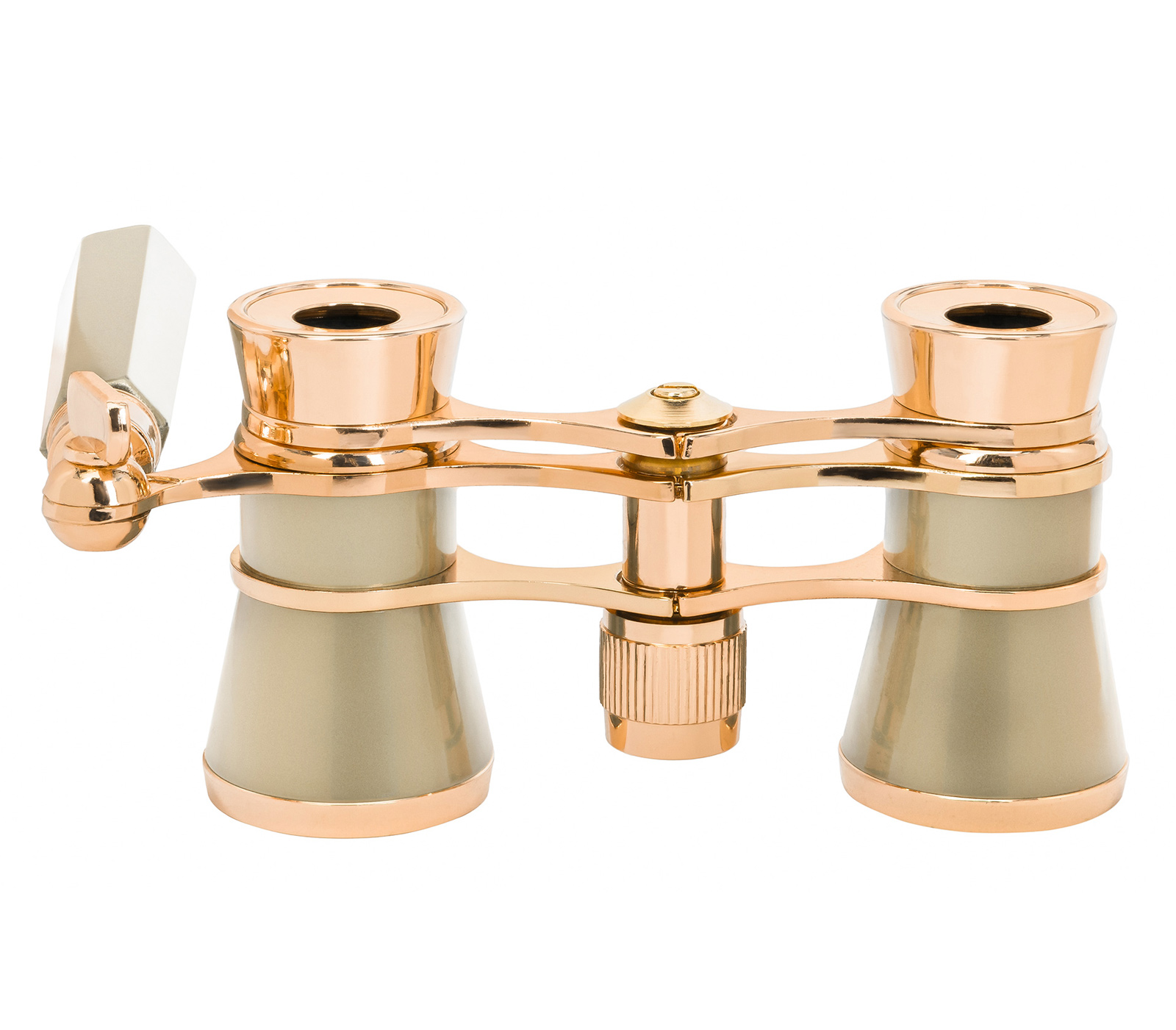 Театральный бинокль-лорнет Levenhuk Broadway 325E, золотистый