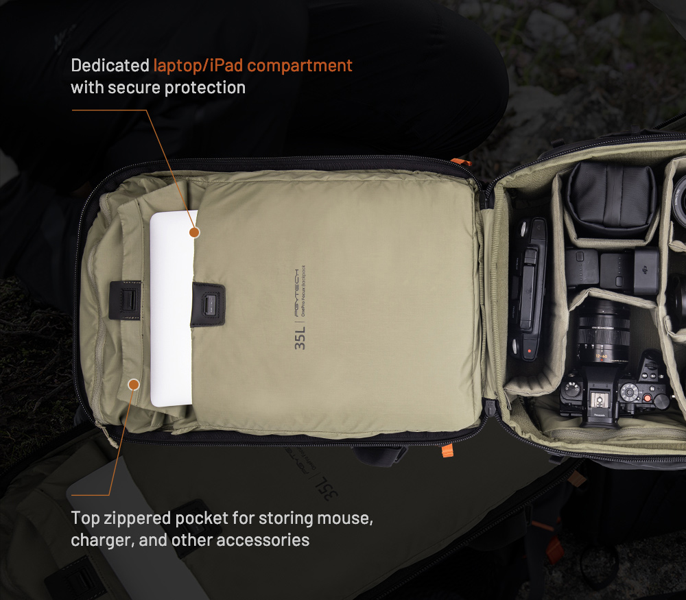 Рюкзак PGYTECH OnePro Focux 25L, цвет Fern Green