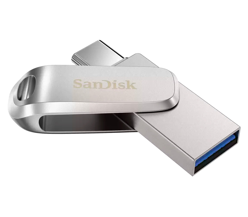 Накопитель SanDisk USB 3.1 Type-C Flash 128GB Ultra Dual Drive Luxe