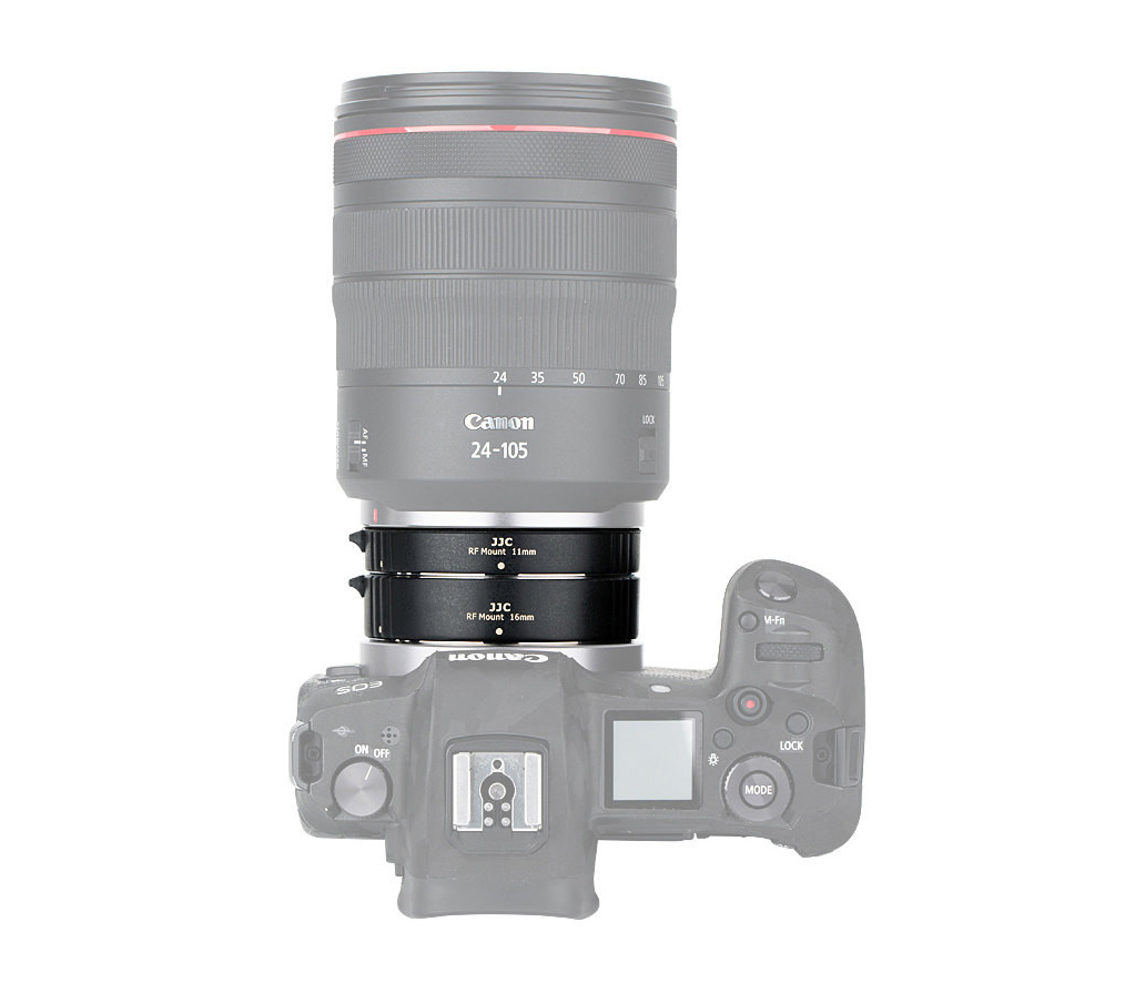 Набор удлинительных колец JJC AET-CRFII, 11 мм, 16 мм для Canon RF Mount