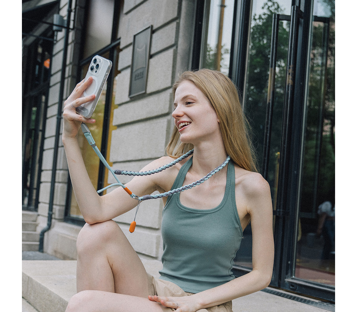 Ремень для смартфона PGYTECH LinkGo Phone Photography Strap Braided, цвет: Sea Blue