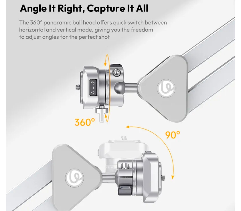 Настольное крепление Ulanzi TH04 Overhead Camera Mount для камеры или аксессуаров