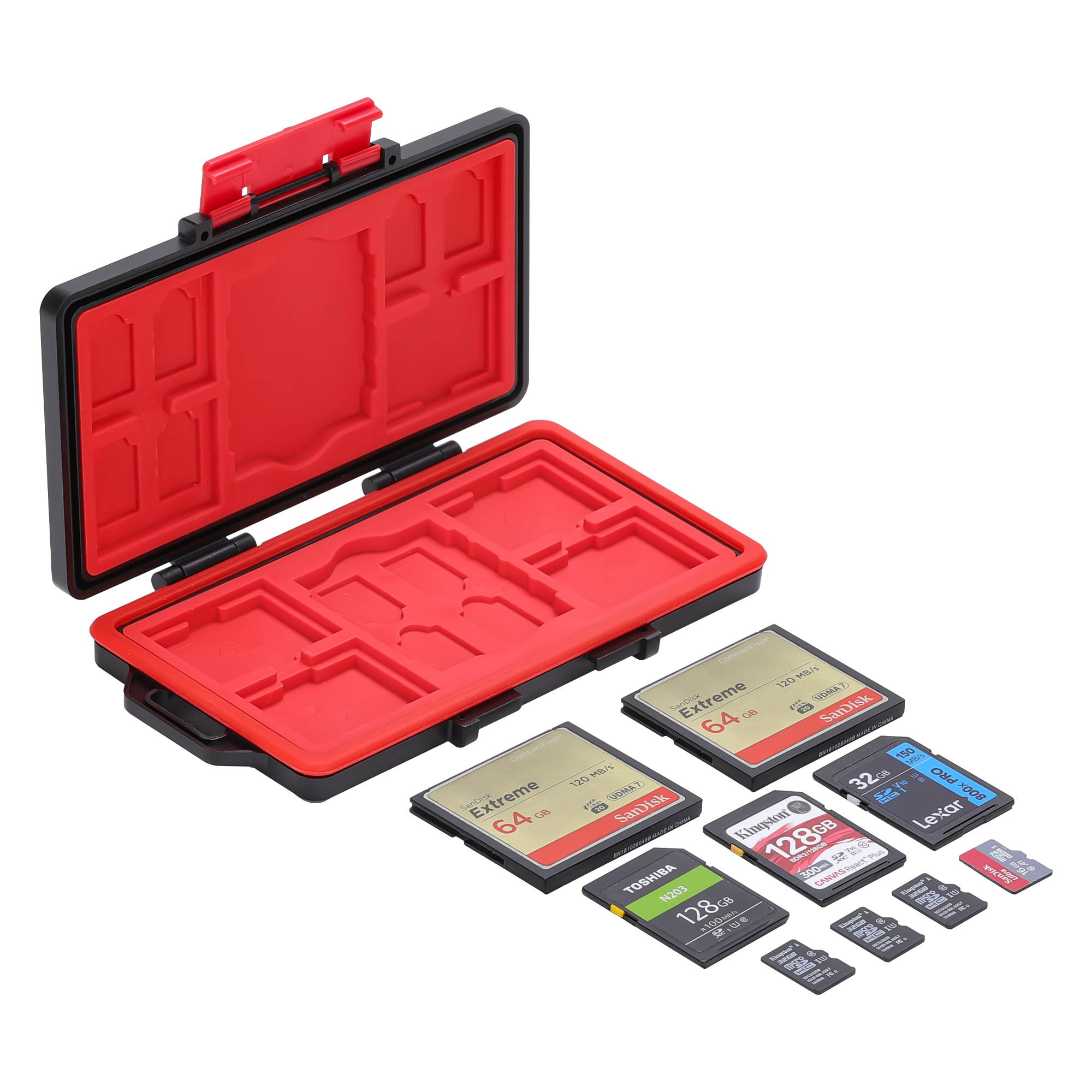 Кейс для карт памяти Kingma BMGP356, влагозащищенный: 2х CFE-B + 8x SD + 10 microSD