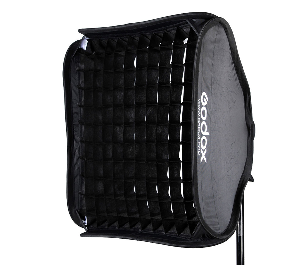 Софтбокс Godox SFGV8080, 80х80см, с сотами и адаптером для вспышки