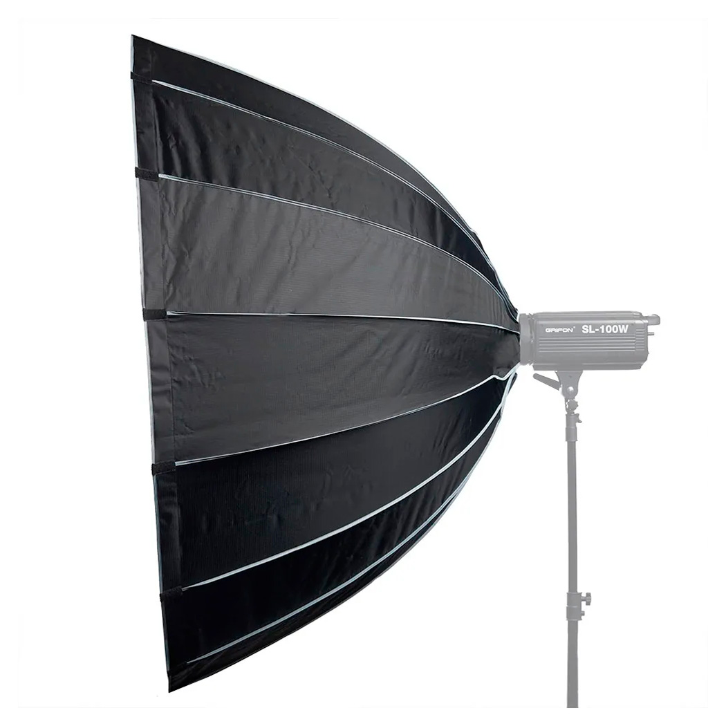 Софтбокс Grifon KU-16 S-150, быстрораскладной параболический, 150 см, Bowens