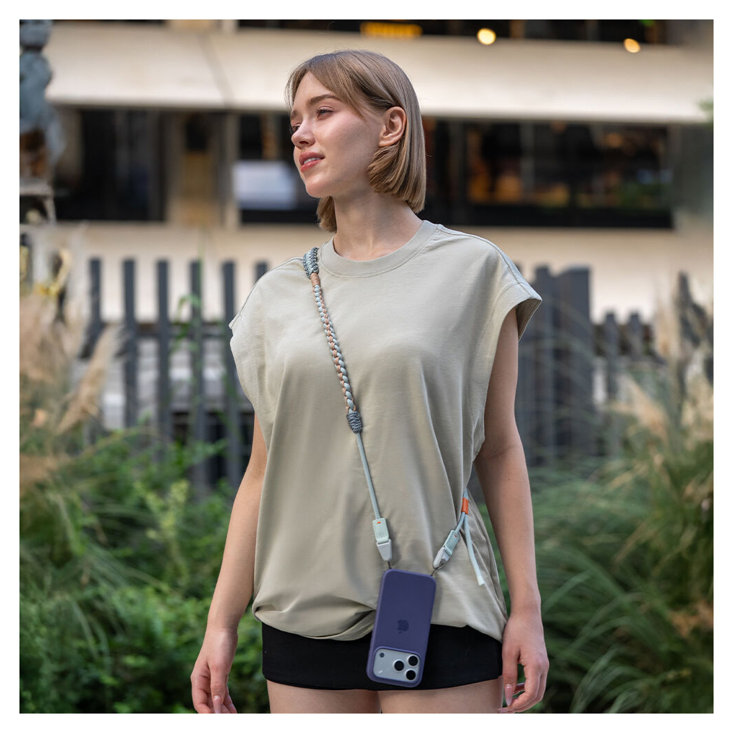 Ремень для смартфона PGYTECH LinkGo Phone Photography Strap Braided Dual Mount, цвет Mint Green