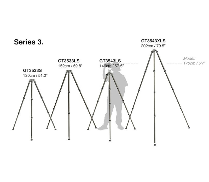 Штатив Gitzo GT3543LS Systematic 3 long серия, 4 секции