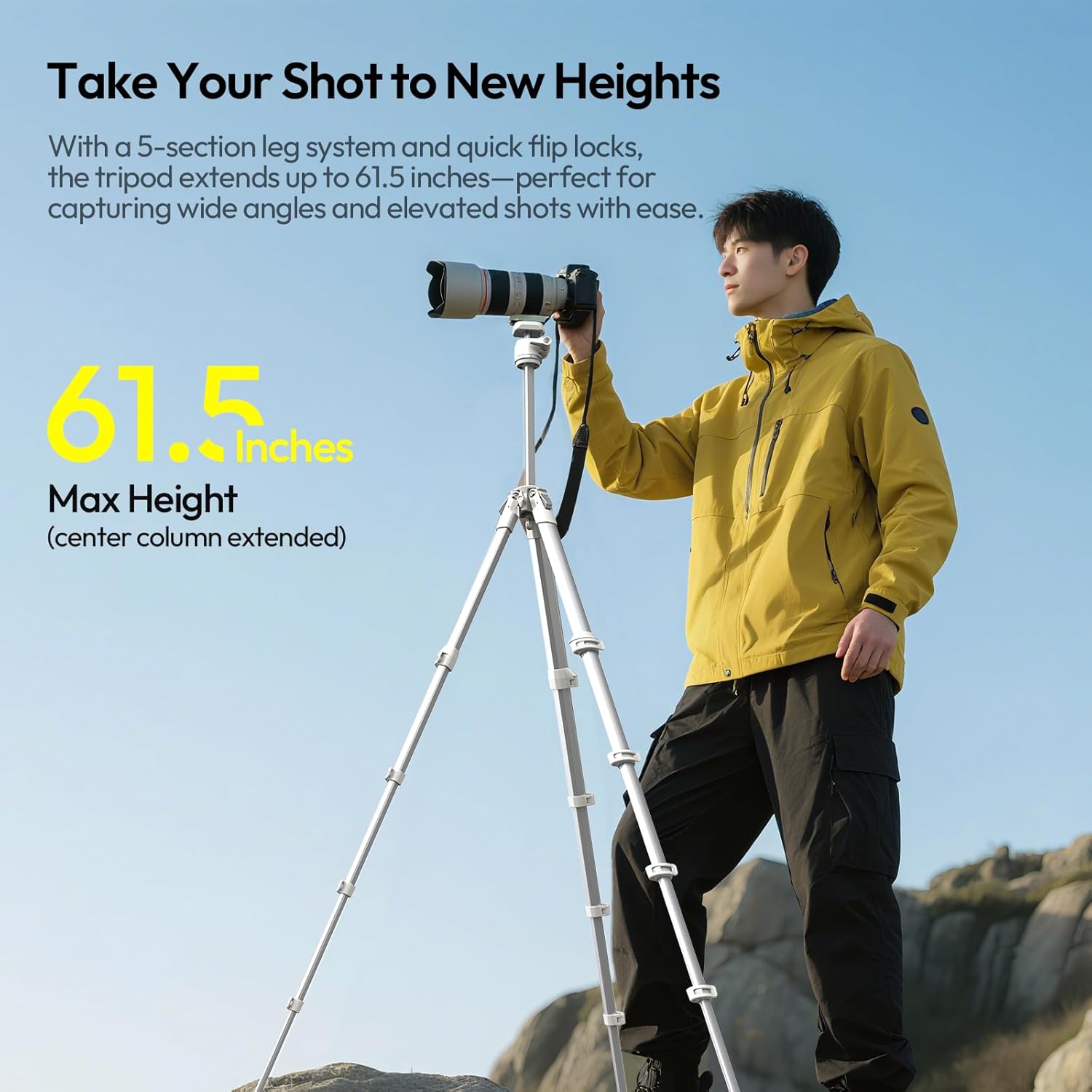 Штатив Ulanzi OMBRA II YING Tripod White, белый (T155)