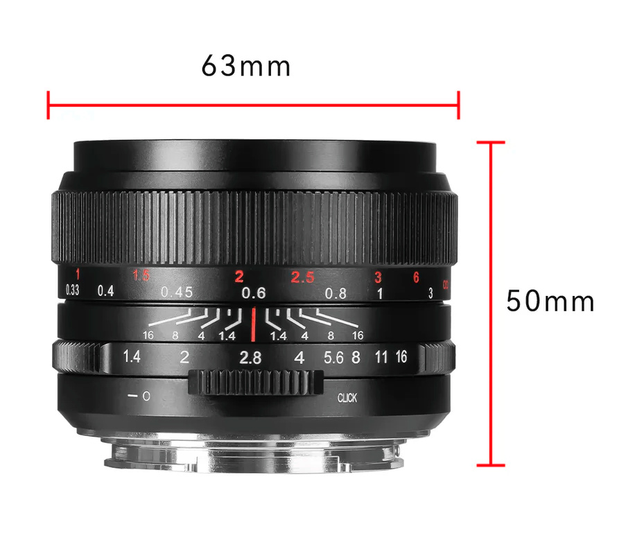 Объектив 7Artisans 35mm f/1.4 Mark III Sony FE