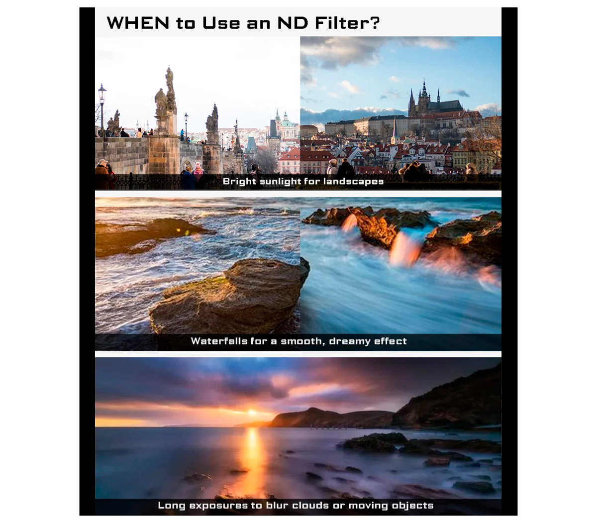 Комплект фильтров Freewell M2 Magnetic Quick Swap 5-pack 67mm: ND8, ND64, ND1000, CPL, UV