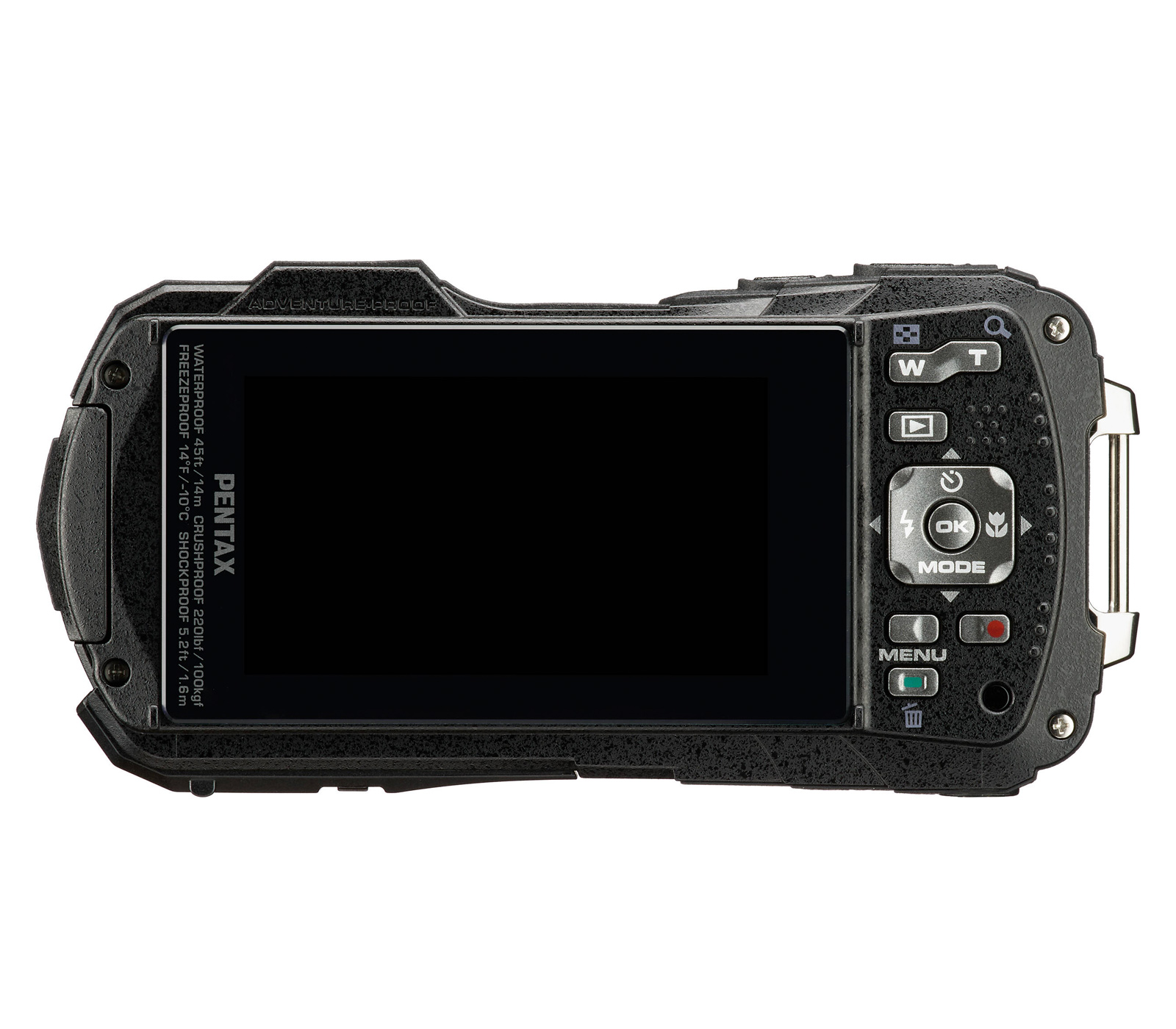 Компактный фотоаппарат Pentax WG-90, черный