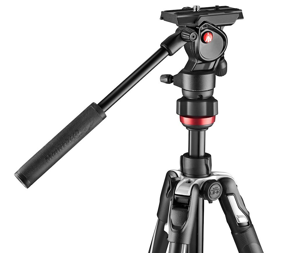 Штатив Manfrotto Befree Live с 2D видеоголовкой, клипсовый замок (MVKBFRL-LIVE)