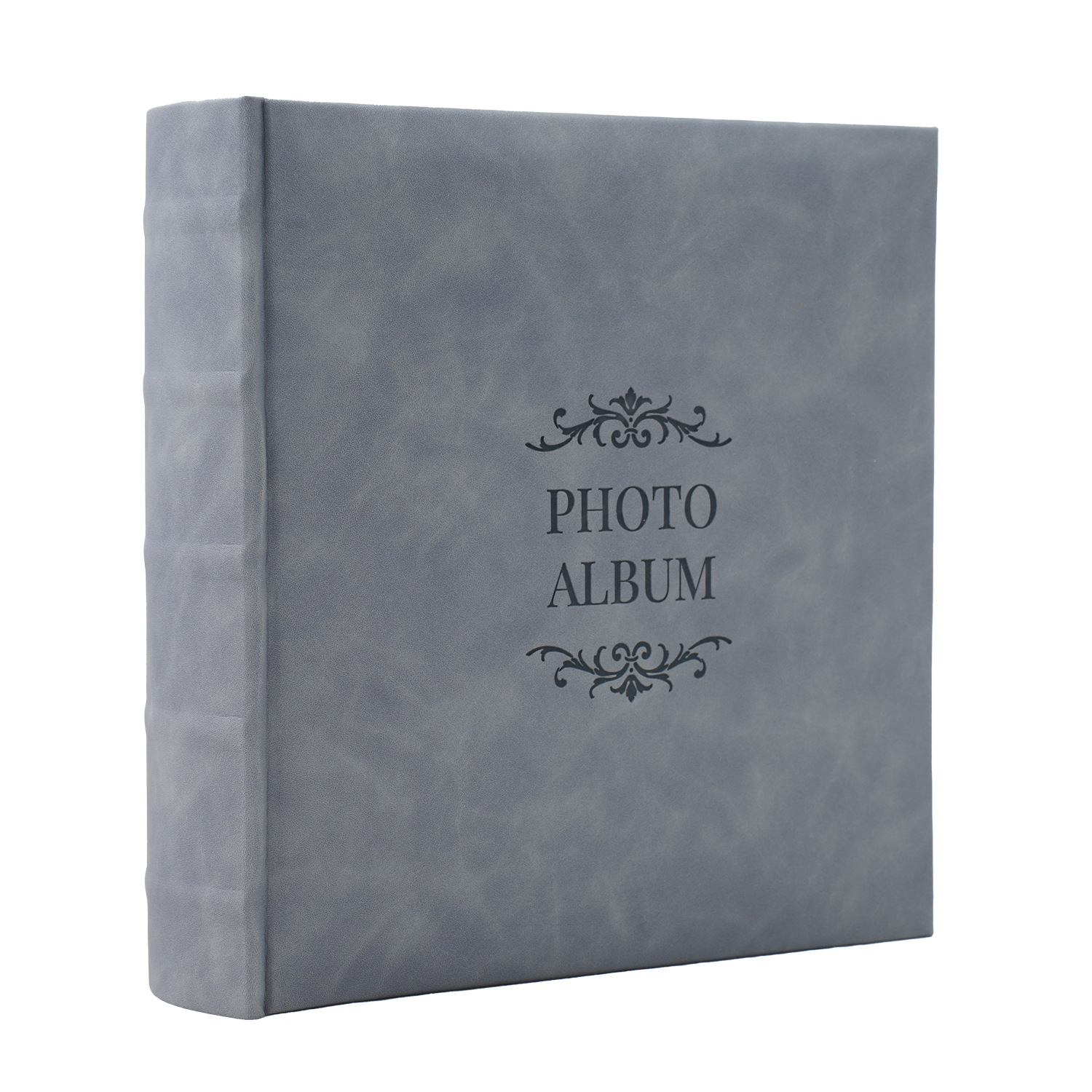 Фотоальбом Fotografia 10x15 см 200 фото, книжный переплет, серый, FA-EBBM200 - 874