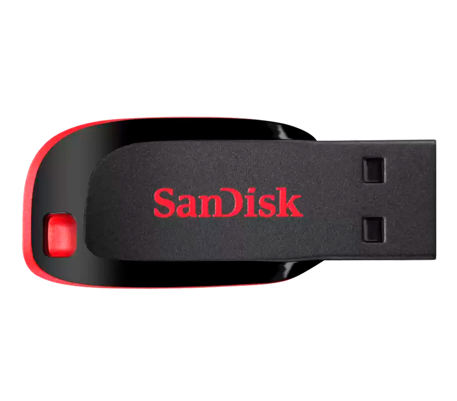Накопитель SanDisk USB2 Flash 16GB Cruzer Blade