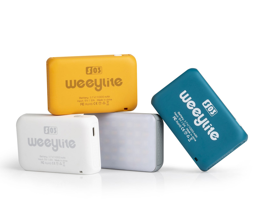 Осветитель Viltrox Weeylite S03, светодиодный, 2800-6800К, RGB, 4 Вт, желтый (уцененный)