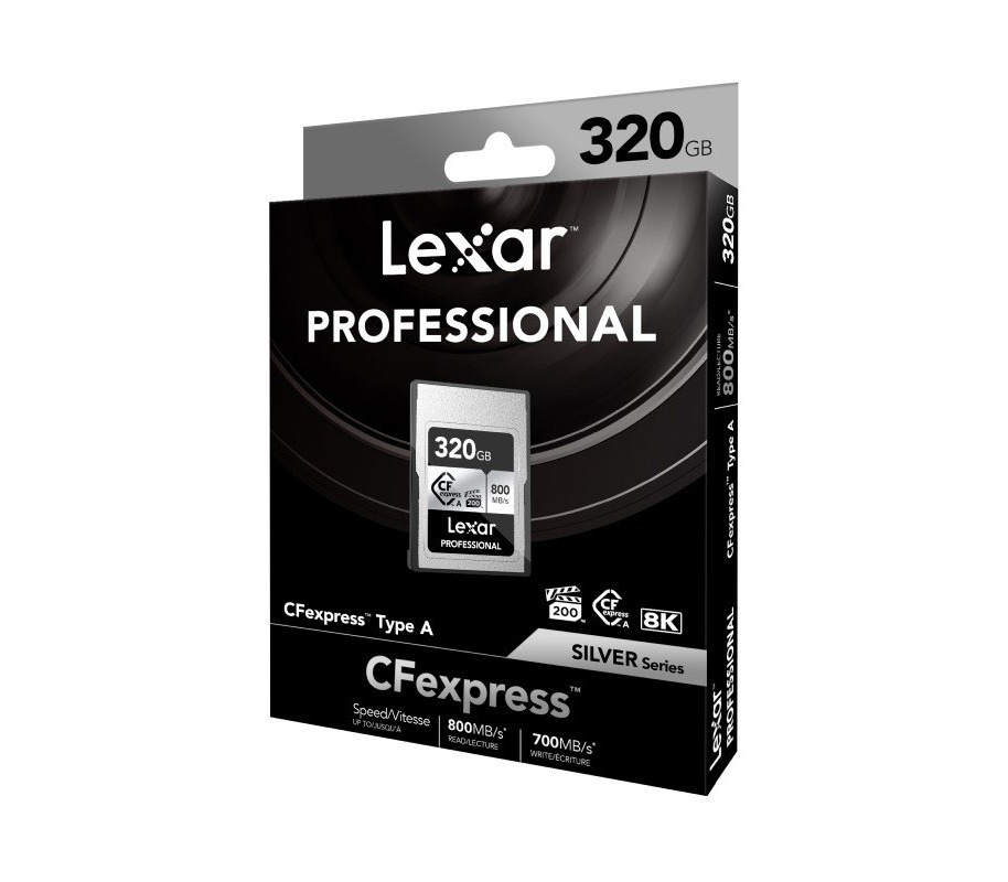 Карта памяти Lexar CFexpress Type A 320GB Professional SILVER Series (R800/W700) (уцененный)