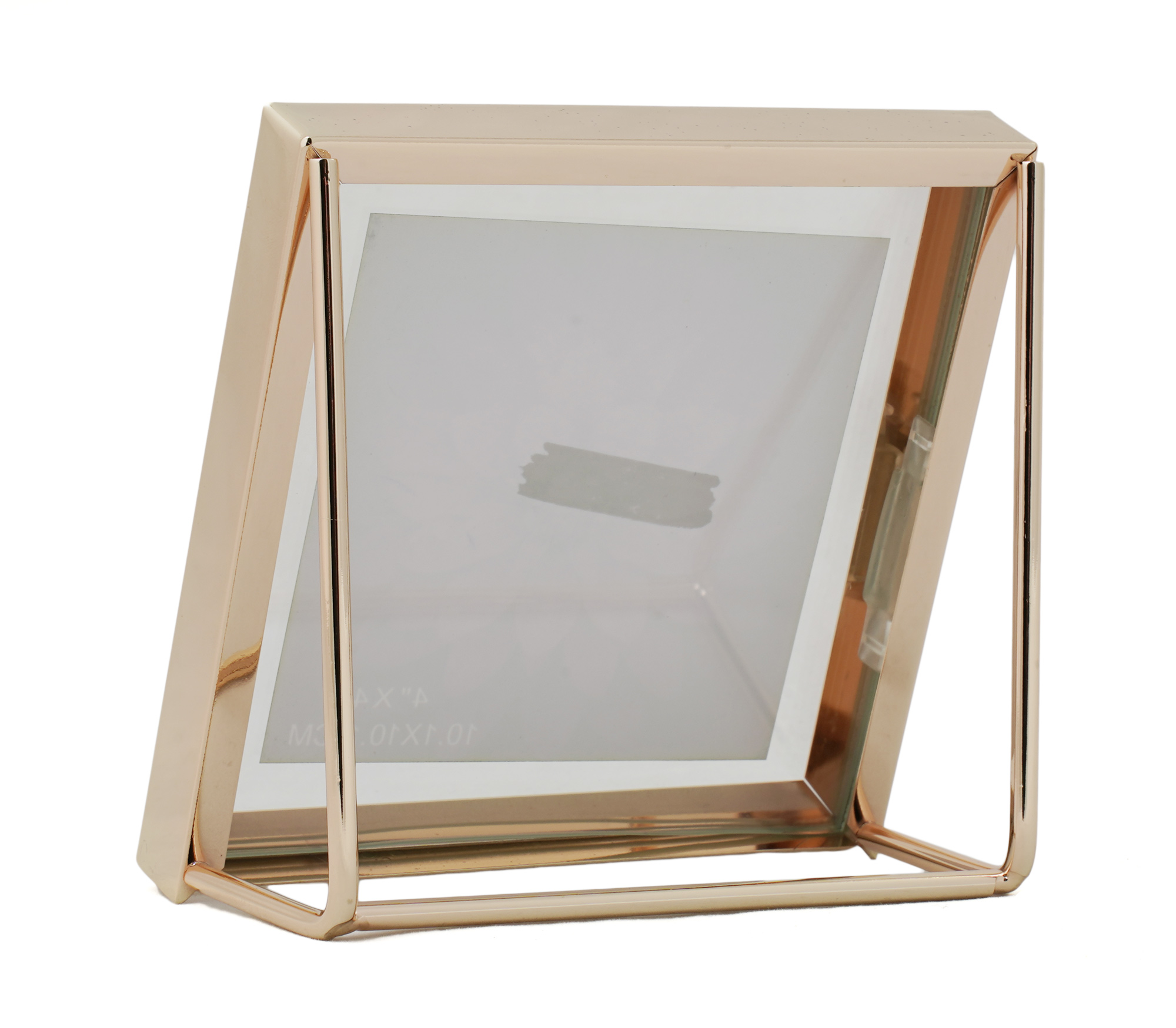 Фоторамка Fotografia 10x10 см, металл и стекло, золотая (FFM-5400G)