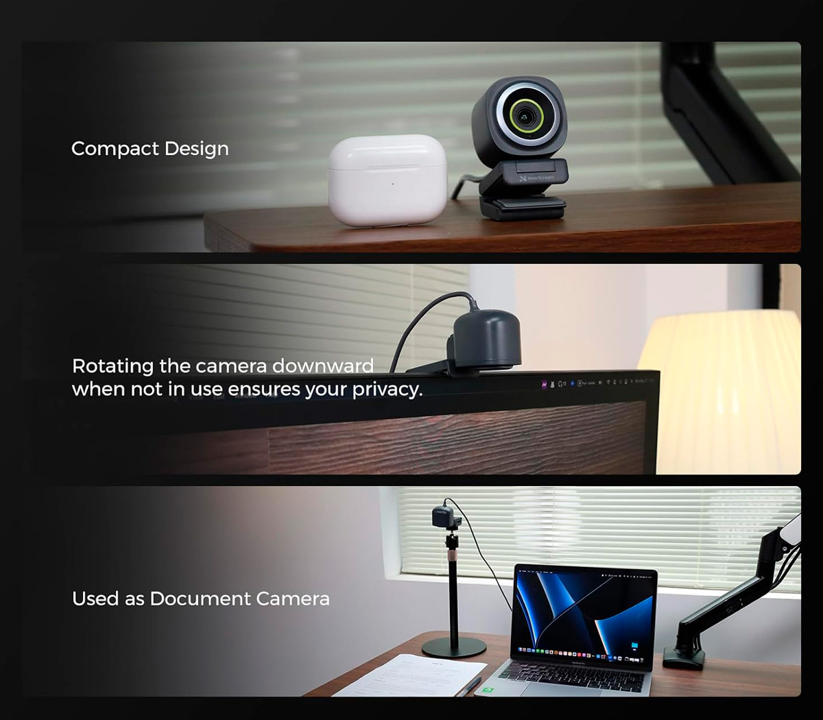 Веб-камера Nearity NearStream V08AF, 4K 30p, AI кадрирование и шумоподавление