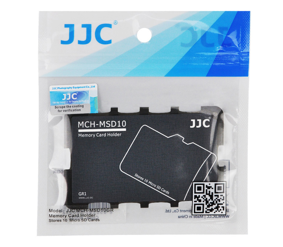 Кейс для карт памяти JJC MCH-MSD10GR, 10 MicroSD