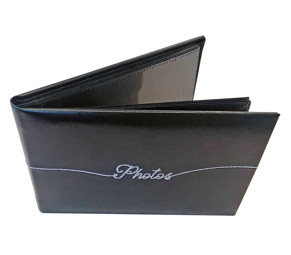 Фотоальбом Полином 10х15 см 36 фото, Черный бумажник