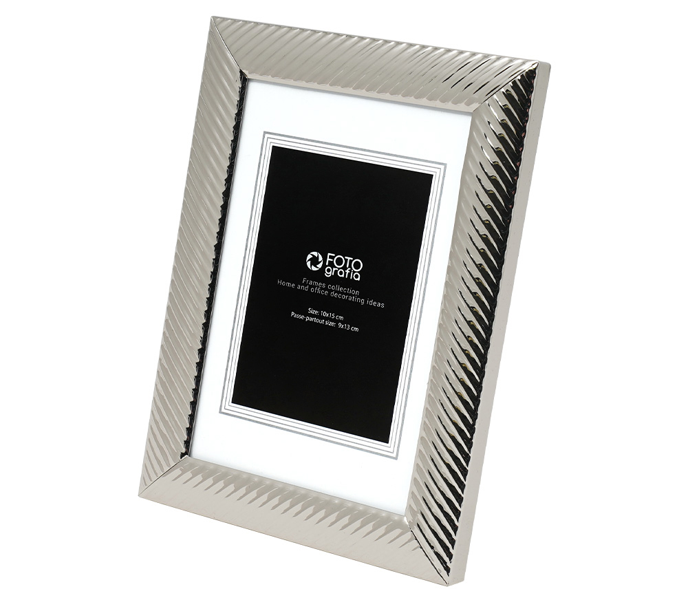 Фоторамка Fotografia 10x15 см, серебристая, FFM-5531