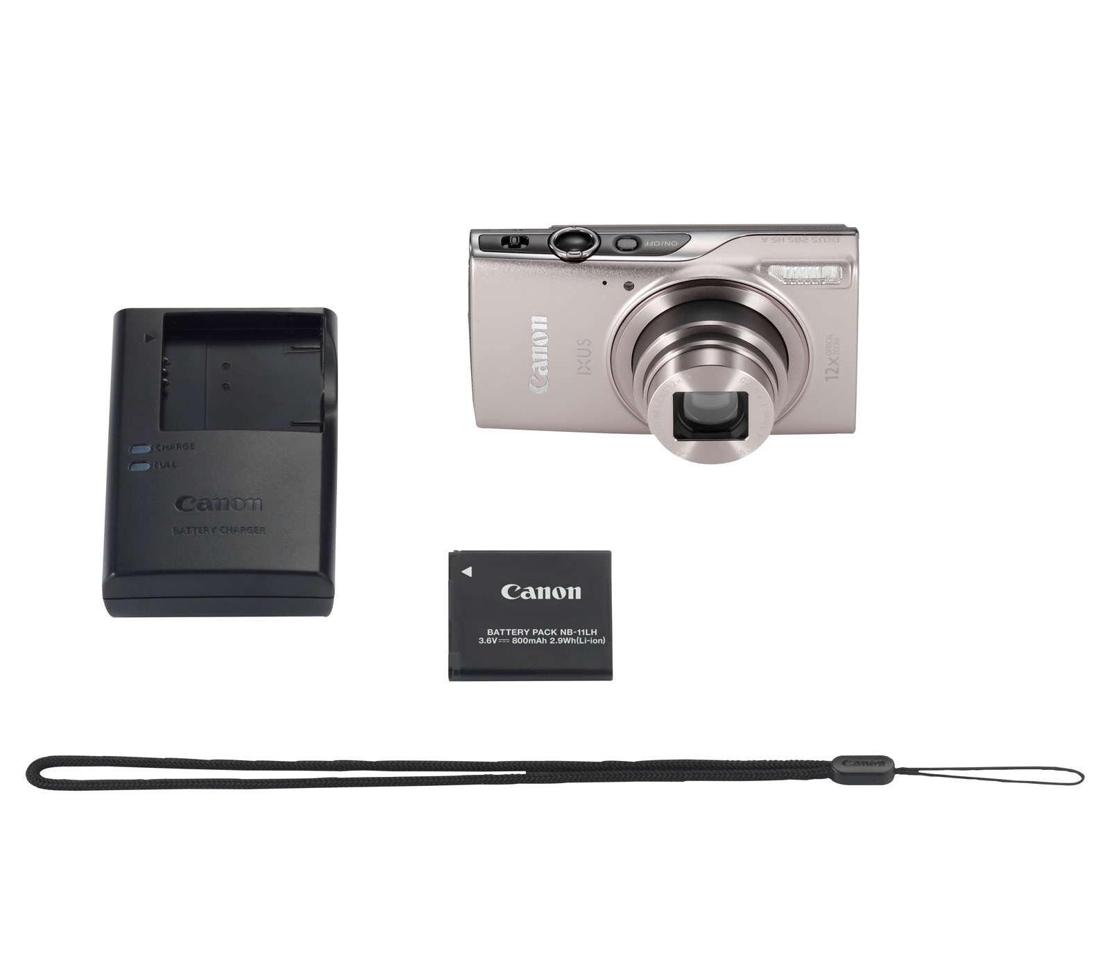 Компактный фотоаппарат Canon IXUS 285 HS A, серебристый