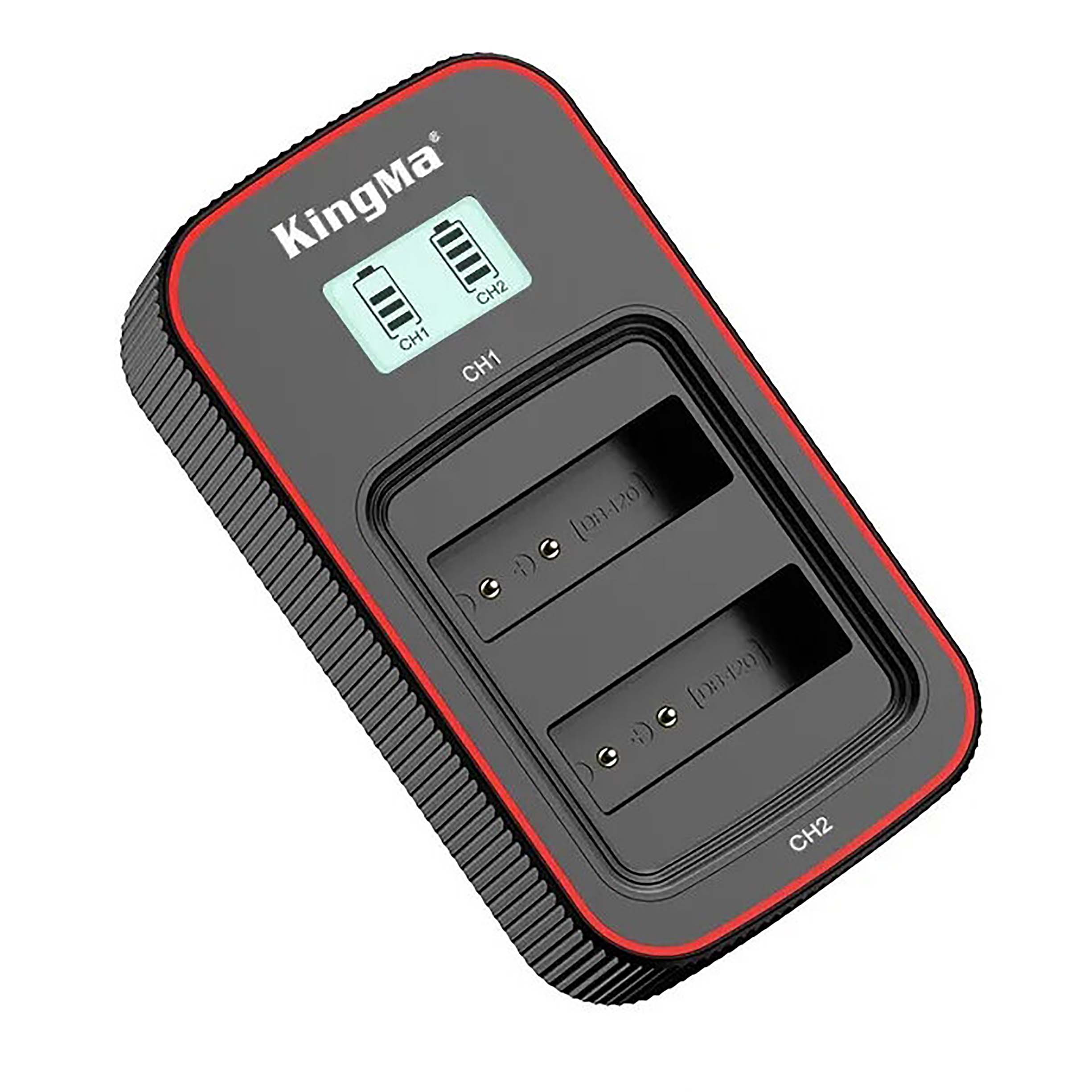 Зарядное устройство Kingma BM058-DB120 для 2х Ricoh DB-120, USB, с дисплеем