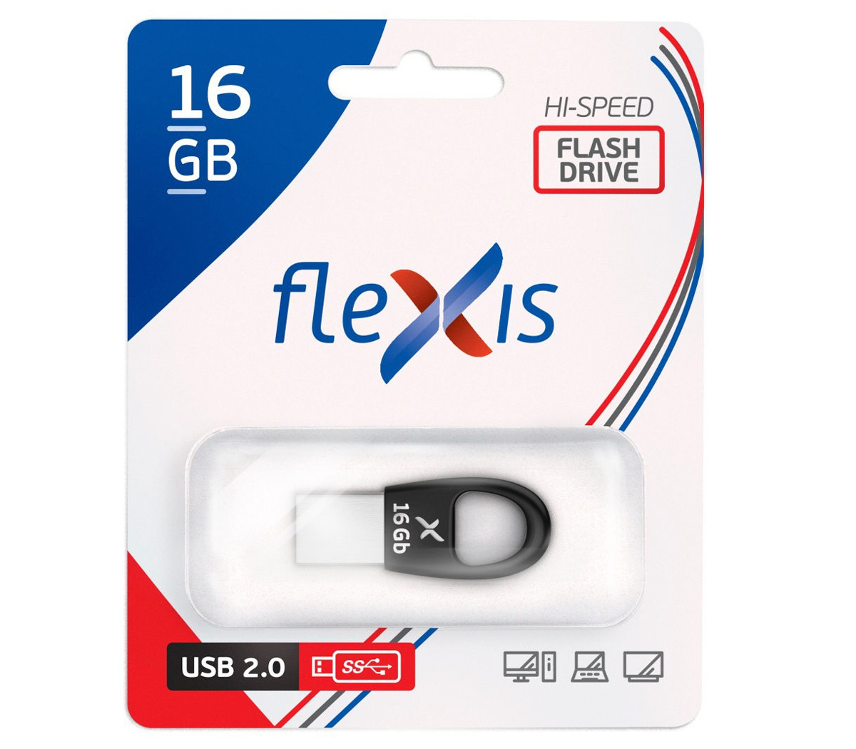 Накопитель Flexis USB2 Flash 16GB RB-102